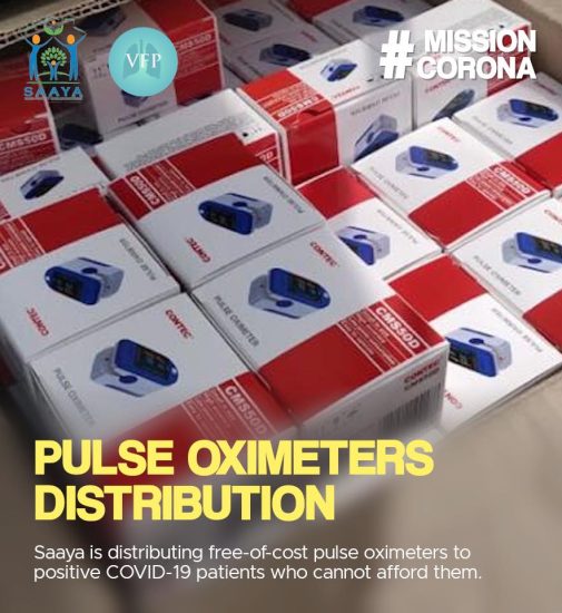 Pulse Oximeters And Oxygen Cylinders Distribution